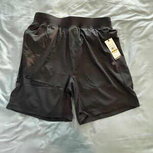 NWT Gaiam Men’s Upside 7” Short with Liner Medium Cool Grey